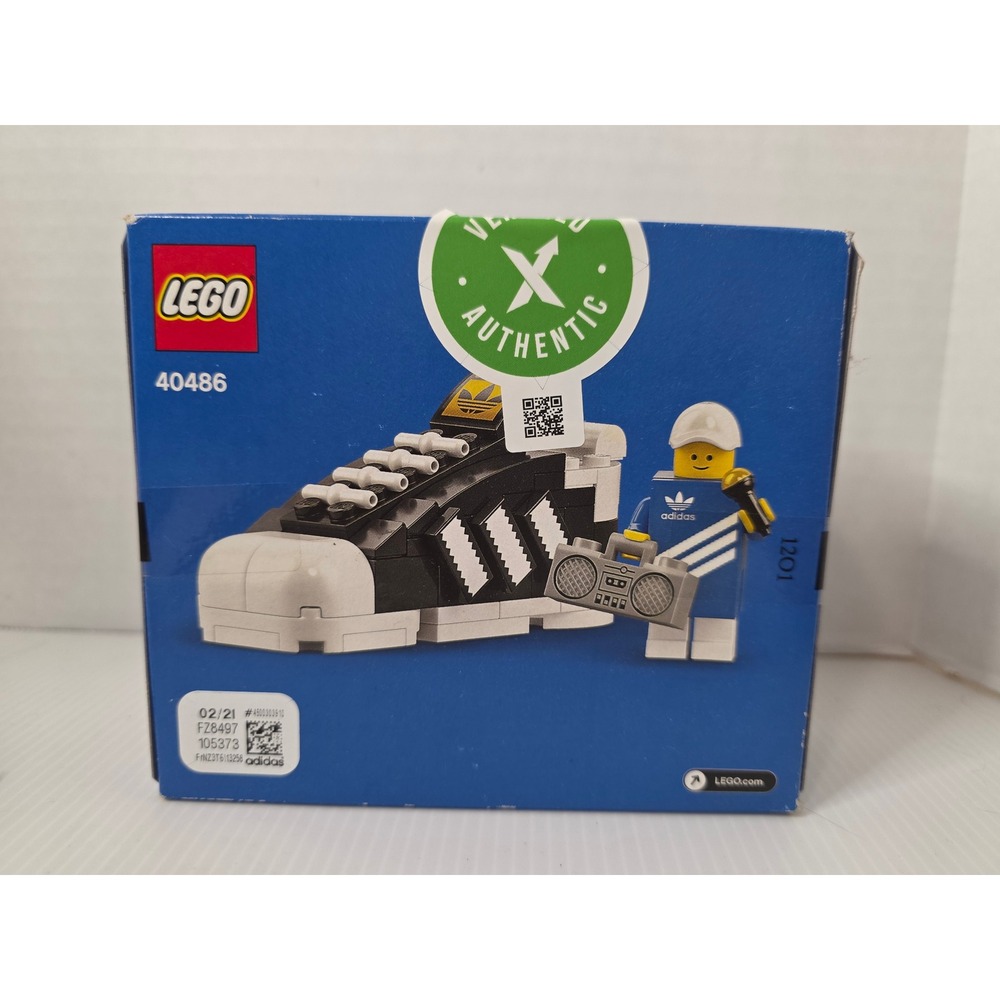 LEGO Adidas Originals Superstar 92pc Blue‎ Authentic Sealed 2021 Collectors
